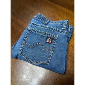 Bulwark FR Boot Cut Jeans Men 38x36 Workwear Flame Resistant CAT2 Cowboy Western